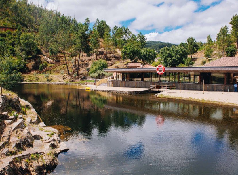 Praia Fluvial Do Troviscal , Portugal